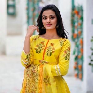 Brand New. Yellow Sunshine Sharara Set.